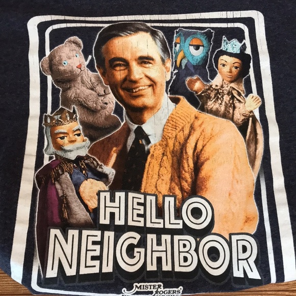 hello Neighbor Mister Rogers T-shirt graphic T-shirt unisex - Picture 3 of 6